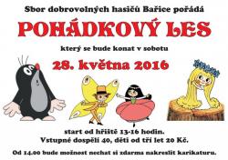 pohádkový les v bařicích pozvánka