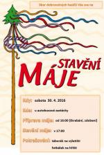 stavění májky sulimov 2016